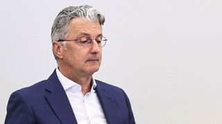 Rupert Stadler, ehemaliger Audi-Chef, während des Prozesses am Landgericht München. (Bild: picture alliance/dpa/Reuters/Pool | Lukas Barth)