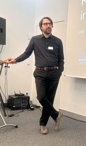 Christian Dörner, Siemens: AI in automation. (Image:Kristin Rinortner)