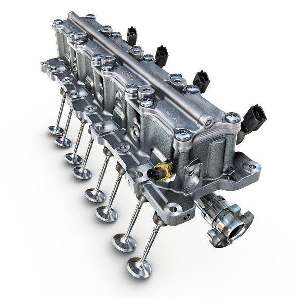 Der elektrohydraulische Ventiltrieb Uniair von Schaeffler wurde nun auch von Jaguar Land Rover verwendet. (Schaeffler)