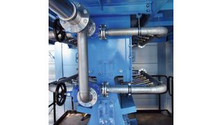 Die strömungsoptimierte, neu entwickelte zweistufige Metso Venturi-Kehle setzt neuen Standard in der nassen Reinigung (Bild: Metso)