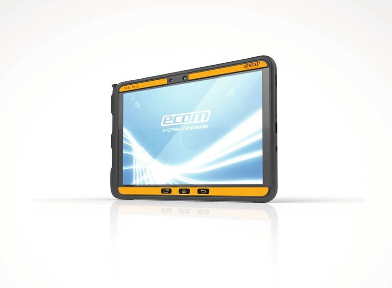 Die Pepperl+Fuchs Marke Ecom Instruments erweitert mit dem Tab-Ex Pro die bestehende Tab-Ex Serie und damit das Angebot an mobilen Endgeräten für den Ex-Bereich. (Ecom Instruments)
