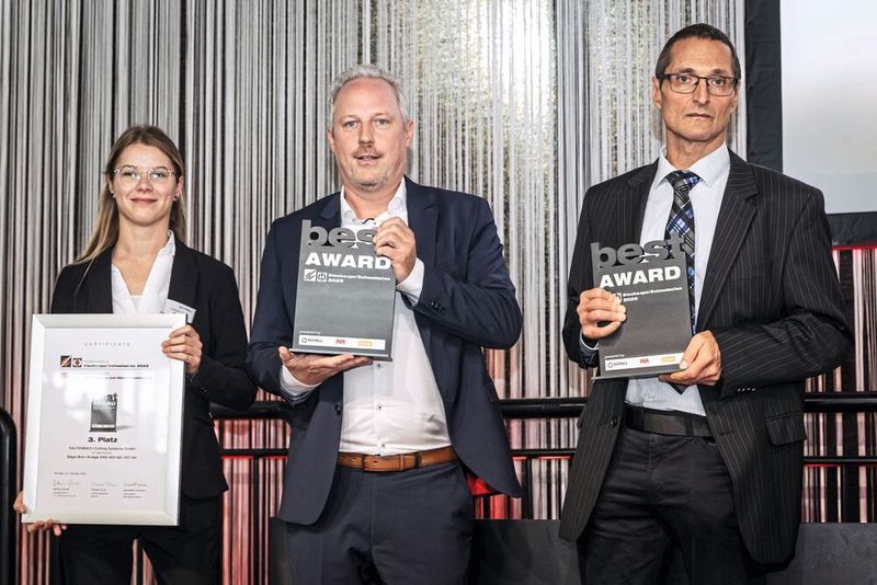 Impressionen der Verleihung des „best Award“ 2025 am ersten Messetag. (Bild: Jürgen Biniasch)