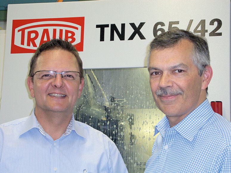 Ypsotec-Geschäftsführer Maurice Meytre (rechts) und Jürg Aegerter, Marketingleiter bei Ypsotec. (Ypsotec)
