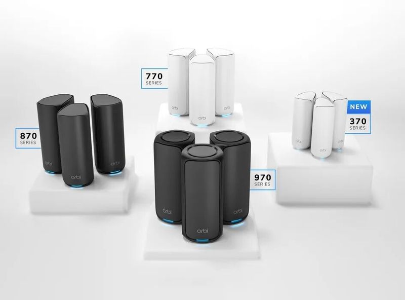 Die auf der IFA-vorgestellte Orbi-370-Serie rundet die Palette der Mesh-Systeme von Netgear nach unten ab. (Bild: Netgear)