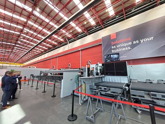 Impressionen der Launchveranstaltung der By Tube Star 330 von Bystronic am norditalienischen Unternehmensstandort in Cazzago San Martino.(Bild:  VCG/Finus)