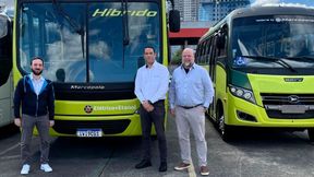 Looking forward to the future cooperation: Rafael Manfredi, Department Manager, IAV Brazil, Fábio Limeira, Head of Development, Marcopolo, and Michael Schreiber, Managing Director, IAV Brazil (from left to right). (Image:  IAV)