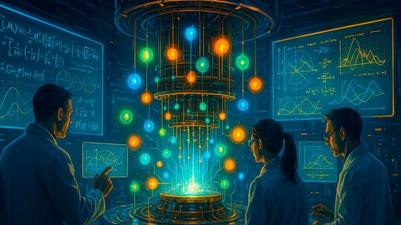 Google ist es eigenen Angaben zufolge gelungen, einen überprüfbaren Super-Algorithmus für Quantencomputer zu entwickeln.(Bild:  Dall-E / KI-generiert)