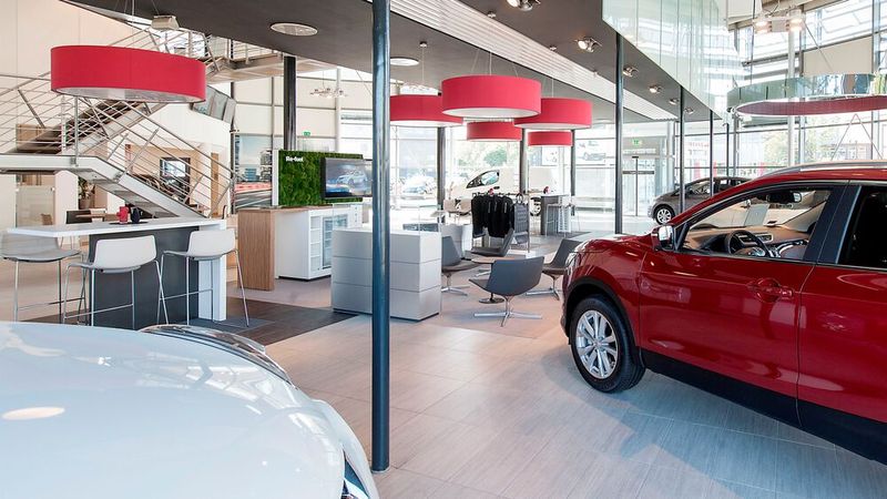 Leere Schauräume: Autohäuser dürfen im erneuten Lockdown nur die Werkstätten offen lassen.(Foto:  Nissan)