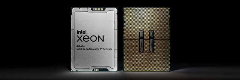 Der „Intel-Xeon-Scalable“-Prozessor der 4. Generation verfügt über bis zu 60 Cores. Zudem bekommt „Sapphire Rapids“, so der Codename der CPU, mit einer Reihe zusätzlicher Beschleuniger-Engines für KI-Funktionen, Datenkompression und Verschlüsselung, Datentransfer, Load-Balancing oder In-Memory-Analytics.