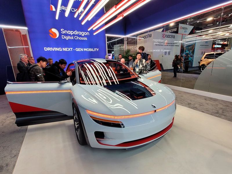 It’s all about AI. Qualcomm will den Weg für eine KI-getriebene Fahrzeug-Compute-Architektur bereiten. (Bild: Stefanie Eckardt)