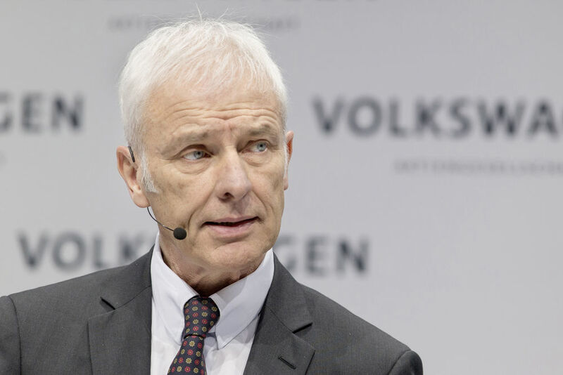Der damalige Volkswagen-Chef Matthias Müller strich 85-mal mehr ein als ein Durchschnittsverdiener beim Wolfsburger Konzern. (VW)