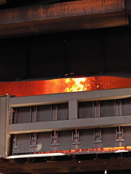 Without greenhouse gas in the future: The Swedish steel group SSAB explores with partners a method of production to emit only water. (SSAB)