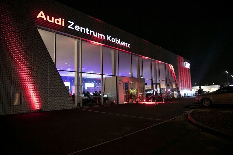 Die Löhr-Gruppe hat das neue Audi-Zentrum Koblenz eröffnet. (Robert Skazel)