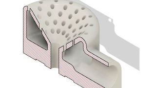 Design illustration of a suction ring for the food industry  (Source: Aim 3D)