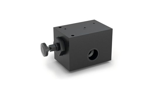 Das Angebot der robusten Mobile-Classic Serie von Weber-Hydraulik wird durch Druckbegrenzungsventile (Bild) und Wegeventil-Baureihen komplettiert.(Bild:  Weber-Hydraulik)