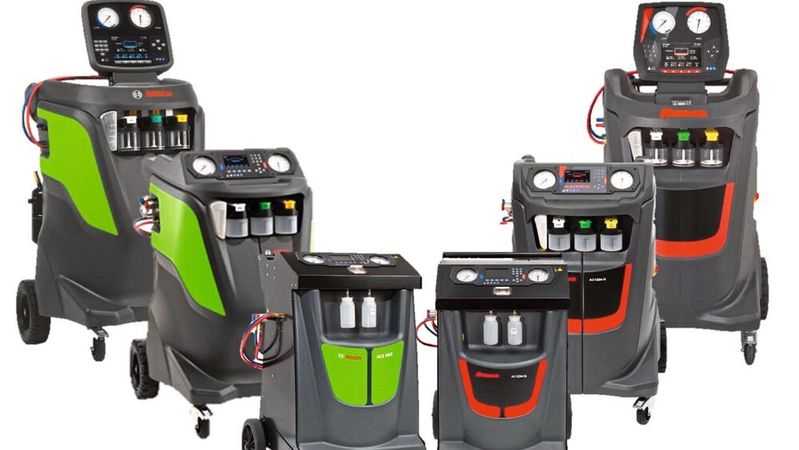 Werkstätten erhalten beim Kauf eines Klimaservicegeräts von Bosch/Robinair nun drei statt zwei Jahre Garantie.(Bild:  Bosch)