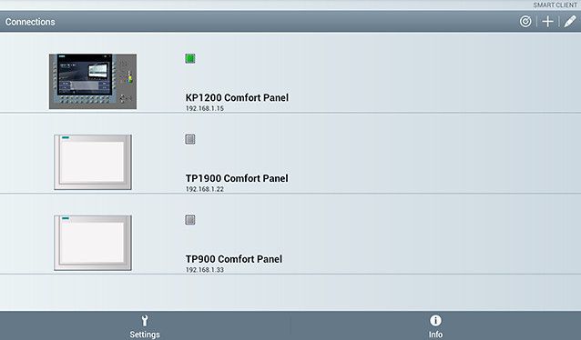 Die Sm@rtClient App von Siemens ermöglicht das mobile Fernbedienen und -beobachten. (Siemens)