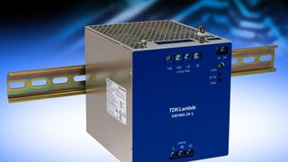 Das kompakte 960 W-DIN-Schienen-Netzteil mit 1440 W Spitzenleistung, 95 Prozent Wirkungsgrad und Standby-Verbrauch unter 1 W. Das Netzteil lässt sich vielfältig einsetzen, beispielsweise in der Fabrikautomation, in Prozessteuerungen sowie in Test- und Messanwendungen. (TDK-Lambda)