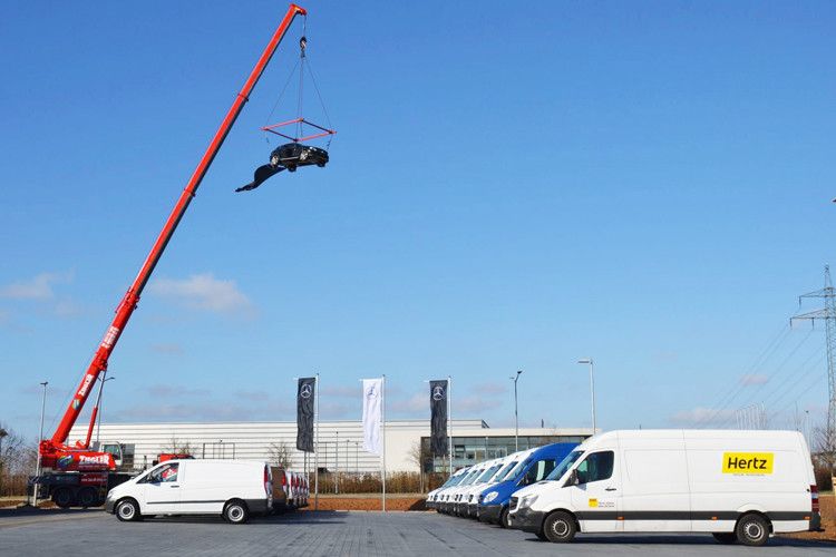 Auf sich aufmerksam macht die neue Niederlassung derzeit unter anderem mit dieser Aktion. (Foto: Michel)