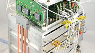 Jokarus-Nutzlast für den ersten optischen Frequenzstandard auf Basis von molekularem Jod im Weltraum. (HU Berlin/Franz Gutsch)