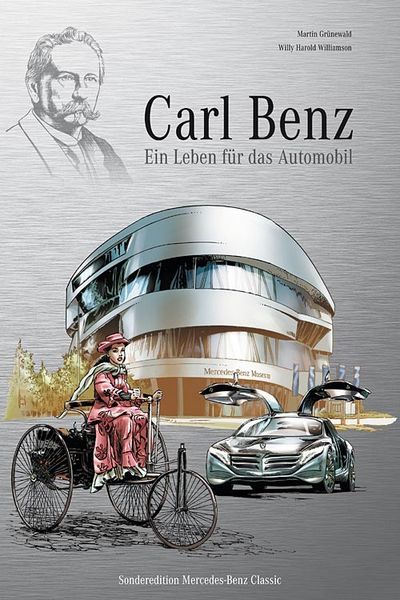 „Carl Benz – Ein Leben für das Automobil“ heißt der erste Comic von Mercedes-Benz. Er erzählt die Erfindung des Automobils und die Lebensgeschichte von Carl Benz, in bunten Bildern. Der Comic ist in vier Sprachen erhältlich: deutsch, englisch, französisch und chinesisch. (Foto: Daimler)