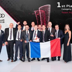 Das französische Team setzte sich im Finale des Audi-Twin-Cups durch.