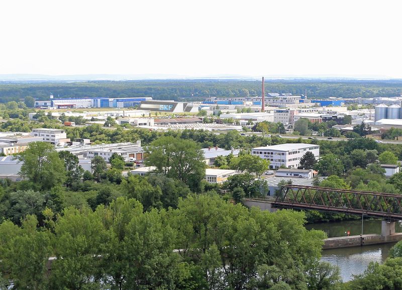 Vom SKF-Hochhaus blickt man auf „Werk 3“, ... (Bild SKF)