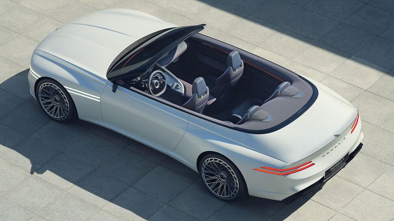 Die Studie verwendet Designelemente aus den X-Concept- und X-Speedium-Coupé-Fahrzeugen. (Bild: Genesis)