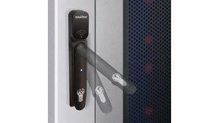 Der H3-EM weist einen einfachen Einloch-Plattenausschnitt auf. Er ist so kompatibel mit branchenüblichen Serverschränken. (Bild: Southco)