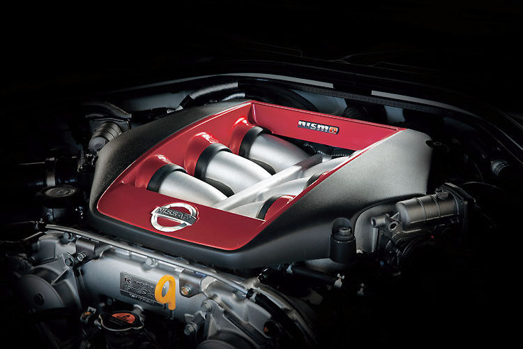 Der V6-Bi-Turbo-Motor im GT-R Nismo leistet 441 kW /600 PS. (Foto: Nissan)