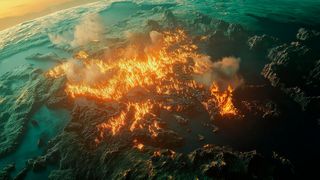 On-orbit AI can detect temperature anomalies such as wildfires, volcanic activity, or industrial accidents with the Spacechips AI1 processer. This helps emergency management teams make faster, better-informed decisions about which fire prone areas are the most vulnerable.   (Source: Vicor)