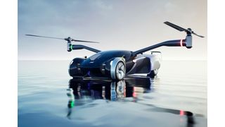 Der chinesische Autohersteller Xpeng hat die Studie eines fliegenden Autos vorgestellt. (Bild: Xpeng)