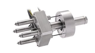 4-drop L2X-Mikro valve gate system for small injection moulding machines. (Ewikon)