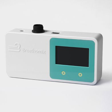 Atemanalyse-Gerät mit Gehäuse aus dem neuen Alcom MED PP FR von Mocom. (Bild: Unitron)