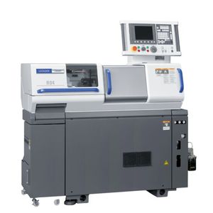 Le tour à poupée mobile Citizen Cincom R04-5F7 équipé du système LFV pour une maitrise parfaite des copeaux.(Source :  Tolus Group)