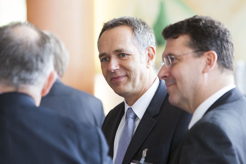 Das Swissmem Symposium bietet eine gute Gelegenheit neue Kontakte zu knüpfen und bestehende zu pflegen. (Bild: Swissmem)