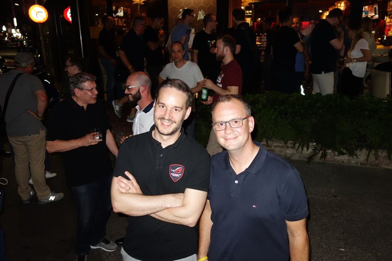 (l.) Fabian Servatius, ASUS, und Jens Greeb, MSI (Vogel IT-Medien GmbH)