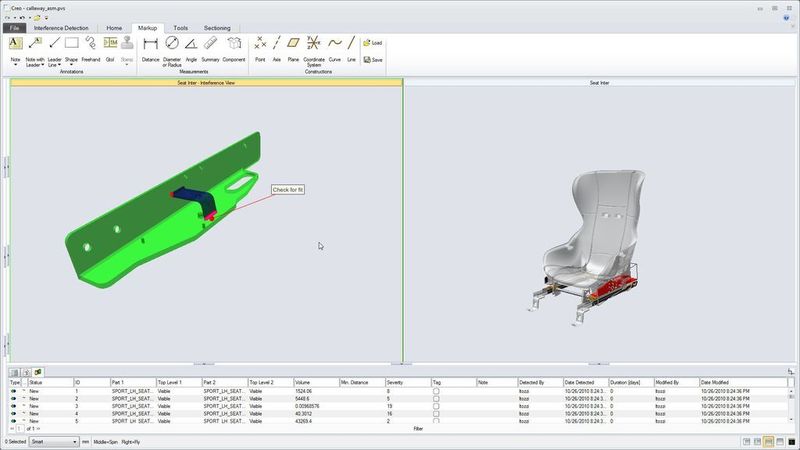 Creo bietet eine Visualisierungs- und Markup-Anwendung für alle Beteiligten am Entwurfsprozess. (Bild: PTC) (Archiv: Vogel Business Media)