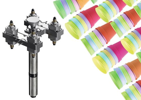 The new Xp nozzle series from Oerlikon HRS Flow enables face-to-face assembly in compact stack moulds. The new Xp nozzle series from Oerlikon HRS Flow enables face-to-face assembly in compact stack moulds.