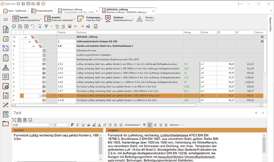 Aus dem RGB automatisch generierte LV-Lüftungsposition zum Bauteil im Bild oben.(Bild: EFG Engineering Facility Group Ingenieurgesellschaft mbH, Stuttgart)