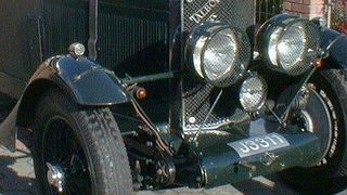 Dieser Talbot 90 hat scheinbar schon Erfahrung in Oldtimer-Rennen gesammelt. Er kann nun bei der Sachs Franken Classic 2018 starten. (privat)