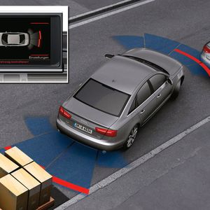 Mit Einparkhilfe/Parktronic waren 62 Prozent der Neuwagen ausgerüstet. Einen Einparkassistenten hatten hingegen nur 26 Prozent an Bord.(Bild:  Audi)