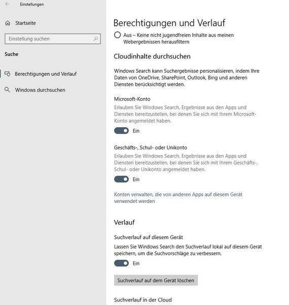 Inhalte von OneDrive können mit der Windows-Suche gefunden werden. (Joos)