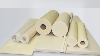 Im neuen Webshop für Halbzeuge aus dem PA 12C Gusspolyamid Lauramid können verschiedene Halbzeugformate und –formen schnell und einfach bestellt werden. (Bild: Handtmann Elteka)