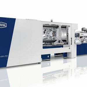 Mit der Elios 4500 zeigt Netstal auf der Fakuma 2018 das kleinste Schließkraftmodell der, wie es weiter heißt, auf Höchstleistung getrimmten Baureihe von Spritzgießmaschinen.