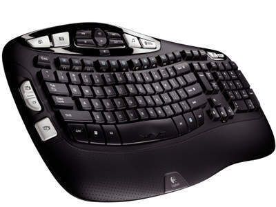 Das Wireless Keyboard K350, das kompatibel zum Unified Receiver ist, besitzt Wave-Design und Logitechs Constant Curve-Layout. (Archiv: Vogel Business Media)