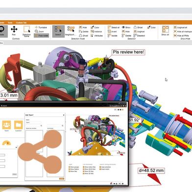 Die Kisters 3DViewStation ist als Desktop, VR-Edition und HTML5 Web-Version verfügbar. (Bild: Kisters)