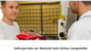 Ein neues ZDK-Merkblatt erläutert die Haftungsrisiken beim Ersatzteileinbau. (Foto: Promotor)