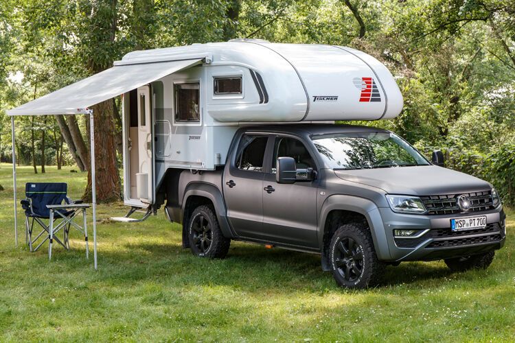 Dass auch ein Amarok als Reisemobil-Basis taugt, beweist zum Beispiel Tischer. (Bild: Tischer)