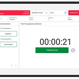 Präzise Stillstandüberwachung: Erfassung, Ursachenanalyse und Historie von Maschinenstillständen mit IoT MES.(Bild:  Comarch Software und Beratung AG)